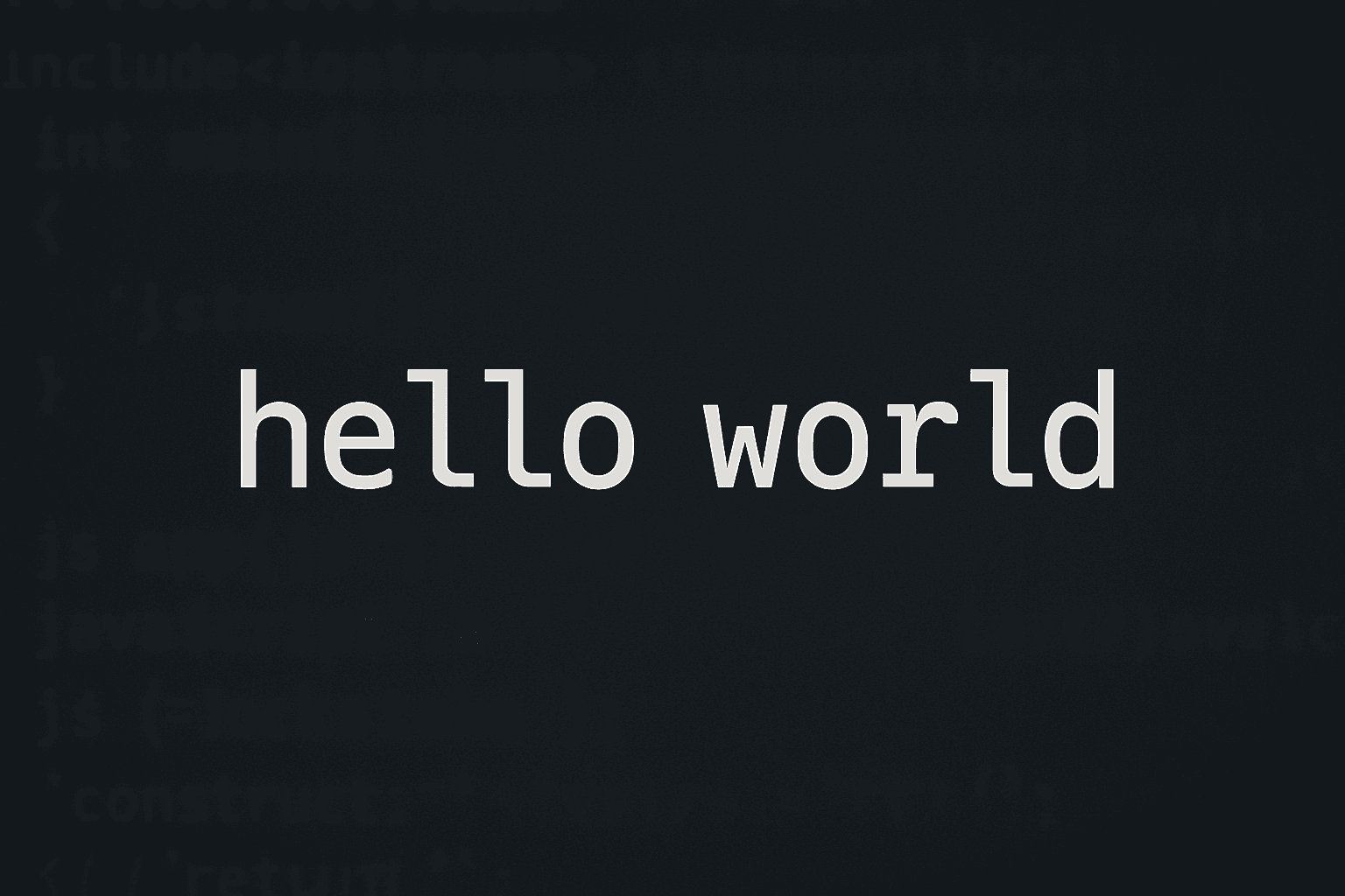 Hello World